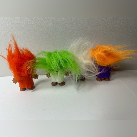 Vintage DAM Mini Troll Dolls Set of 4 - Picture 7 of 11
